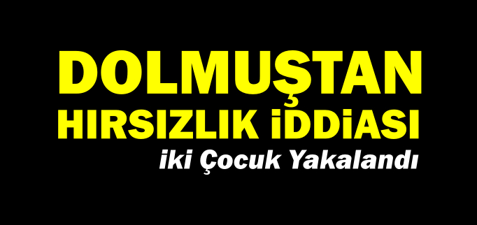 DOLMUŞTAN HIRSIZLIK İDDİASI