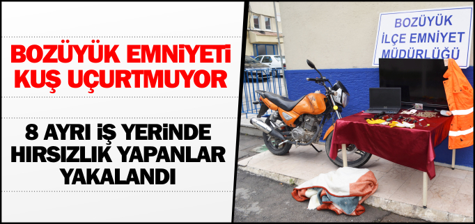 BOZÜYÜK EMNİYETİ KUŞ UÇURTMUYOR