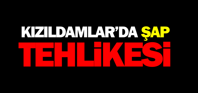 KIZILDAMLAR’DA ŞAP TEHLİKESİ