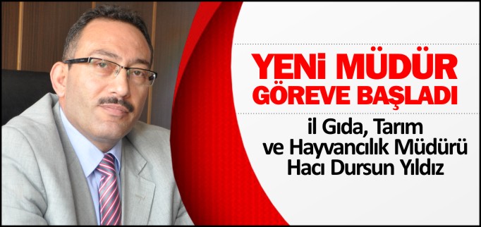 YENİ MÜDÜR GÖREVE BAŞLADI