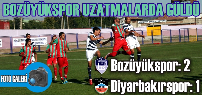 BOZÜYÜKSPOR UZATMALARDA GÜLDÜ