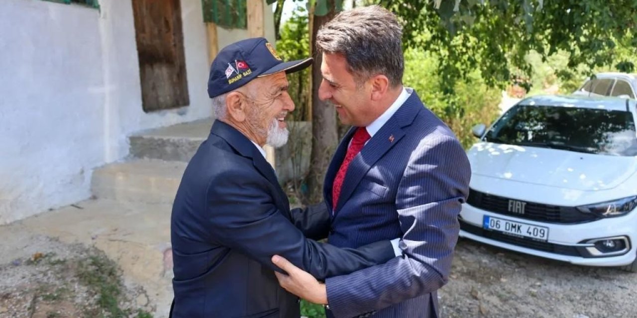 Vali Aygöl’den Kıbrıs Gazisine Ziyaret