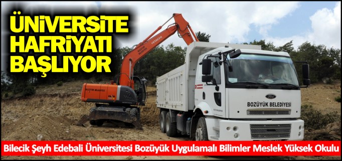 ÜNİVERSİTE HAFRİYATI BAŞLIYOR