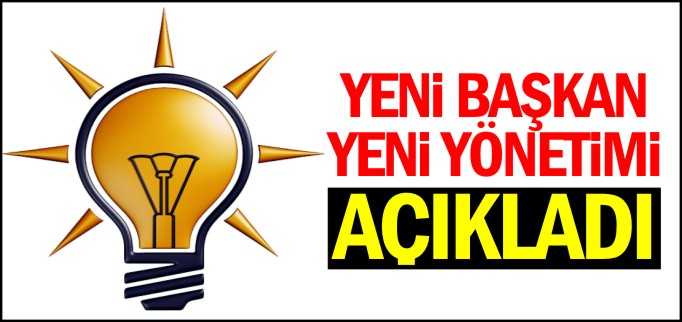 YENİ BAŞKAN YENİ YÖNETİMİ AÇIKLADI