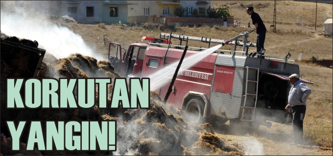 BOZÜYÜK’TE KORKUTAN YANGIN