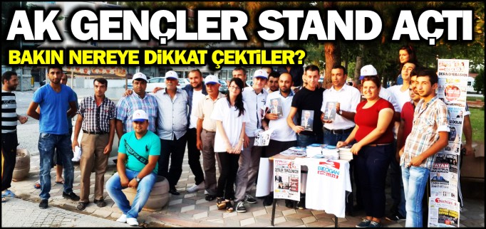 AK GENÇLER STAND AÇTI