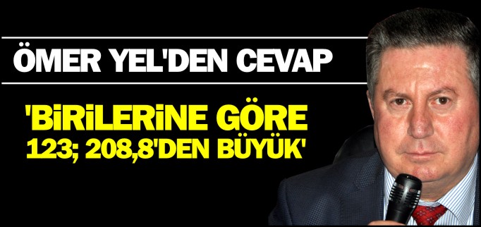 ’BİRİLERİNE GÖRE, 123; 208,8’DEN BÜYÜK’