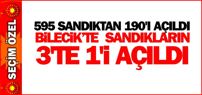 SANDIKLARIN 3’TE 1’İ AÇILDI