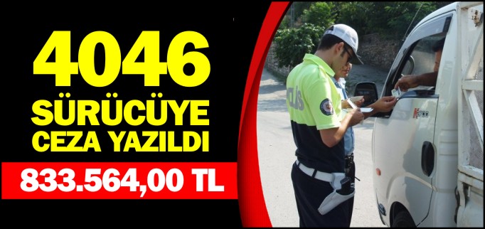 4046 SÜRÜCÜYE CEZA YAZILDI