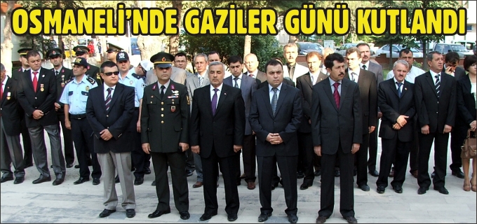 OSMANELİ’DE GAZİLER GÜNÜ KUTLANDI