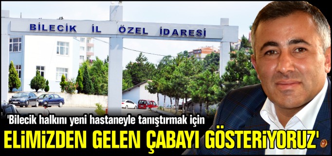 ’ELİMİZDEN GELEN ÇABAYI GÖSTERİYORUZ’