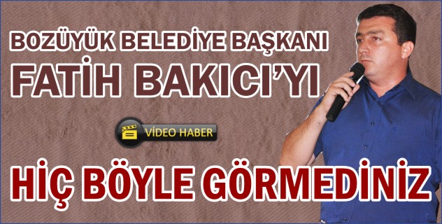 BAKICI’YI HİÇ BÖYLE GÖRMEDİNİZ