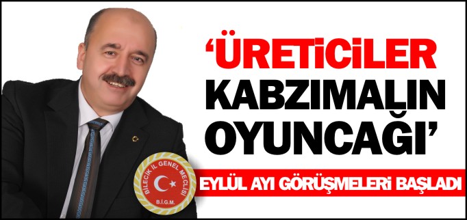 "ÜRETİCİLER KABZIMALIN OYUNCAĞI"