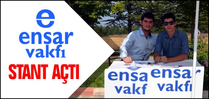 ENSAR VAKFI STAND AÇTI