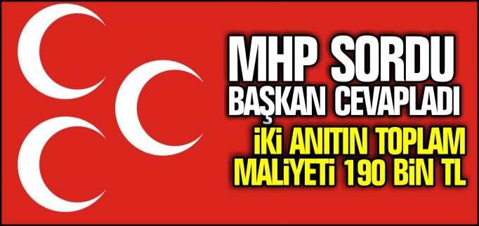 MHP SORDU BAŞKAN CEVAPLADI
