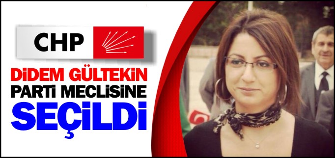 DİDEM GÜLTEKİN PARTİ MECLİSİNE GİRDİ