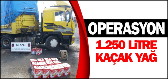JANDARMADAN KAÇAK YAĞ OPERASYONU