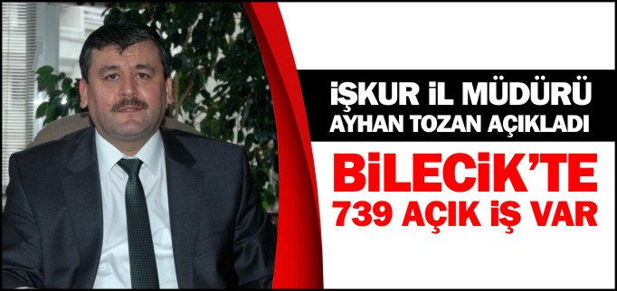 739 AÇIK İŞ VAR