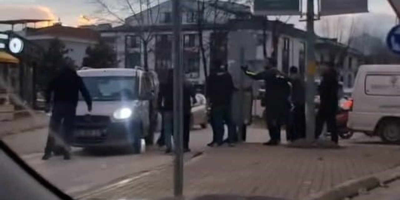 Trafik Kavgası Kameraya Yansıdı