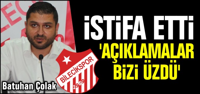 BAŞKAN ÇOLAK İSTİFA ETTİ
