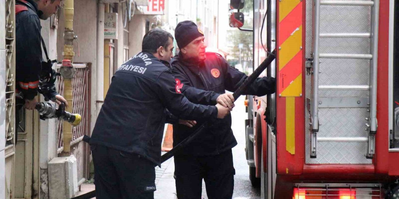 Şehir Merkezinde Korkutan Yangın