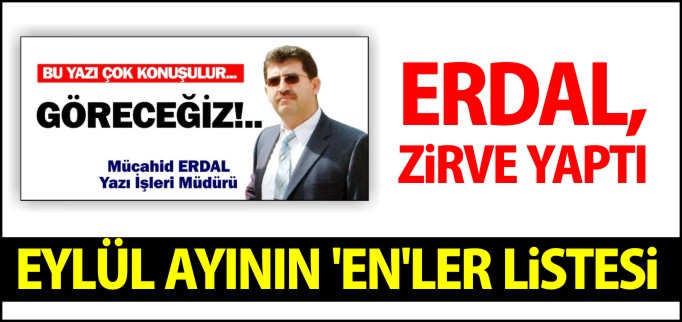 ERDAL, ZİRVE YAPTI