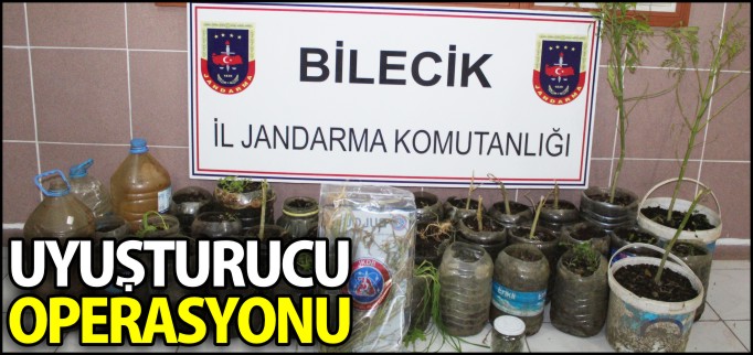 PAZARYERİ’NDE UYUŞTURUCU OPERASYONU