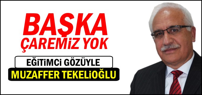 BAŞKA ÇAREMİZ YOK