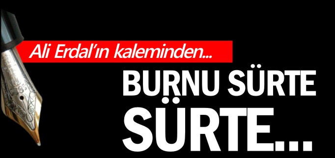 BURNU SÜRTE SÜRTE...