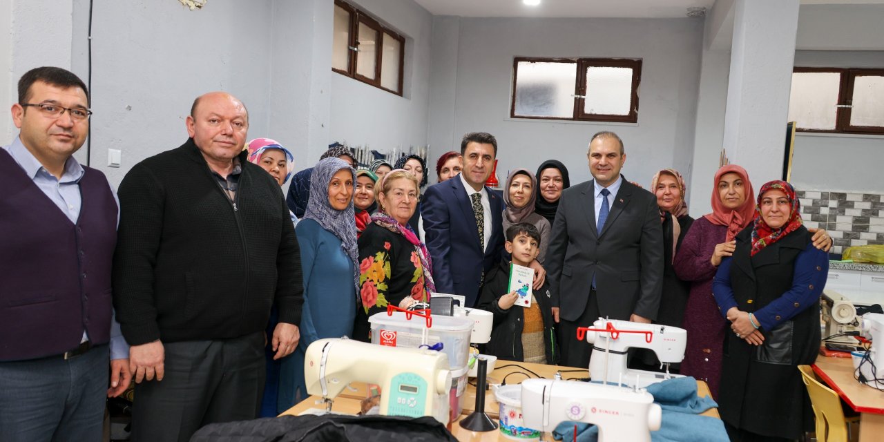 Vali Aygöl'den Dikiş Kursuna Ziyaret