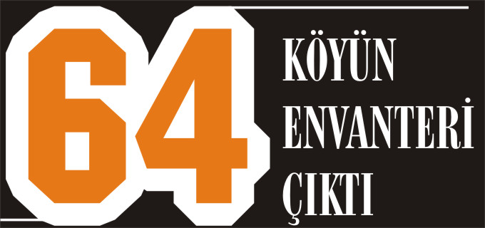64 KÖYÜN ENVANTERİ ÇIKTI