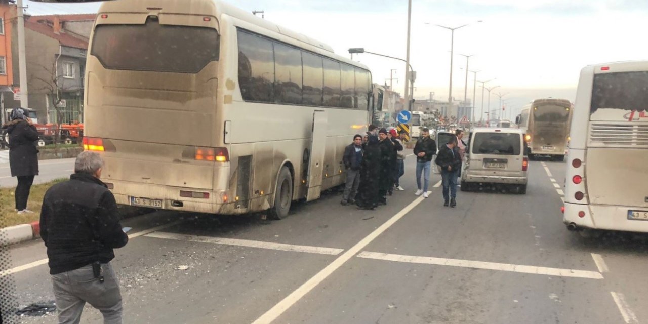 Yaşanan trafik kazasında 1 kişi yaralandı
