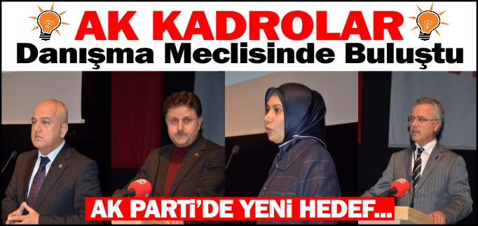 AK KADROLAR DANIŞMA MECLİSİNDE BULUŞTU