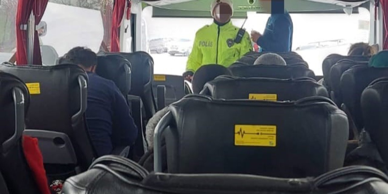 Bin 816 Otobüs Ve Şoförü Kontrol Edildi