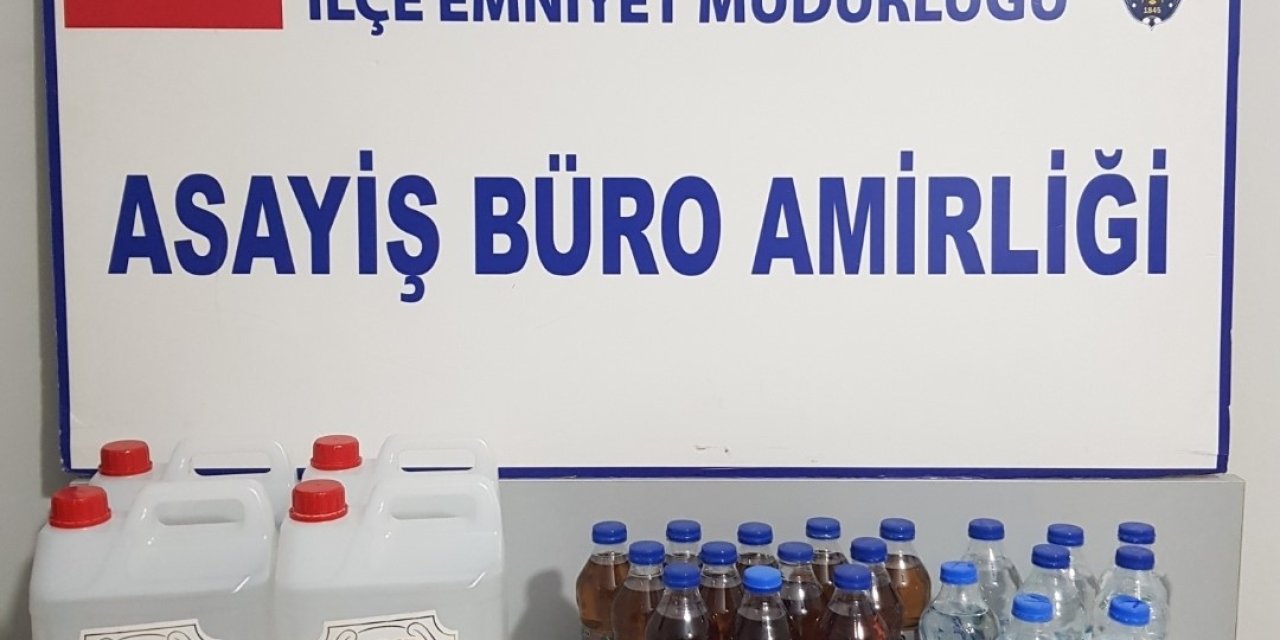 20 Litre Etil Alkol Ele Geçirildi