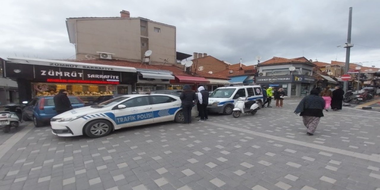 Plakasız Motosiklet Kullananlara Ceza Kesildi