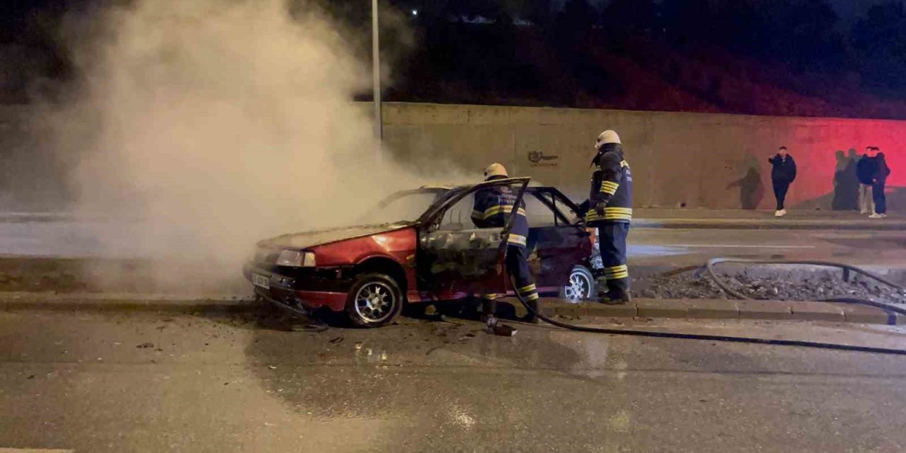 Yakıt Aldıktan Hemen Sonra Aracı Alev Aldı!