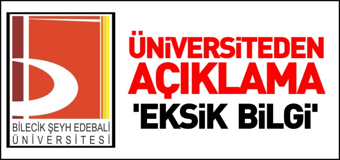 "EKSİK BİLGİ"