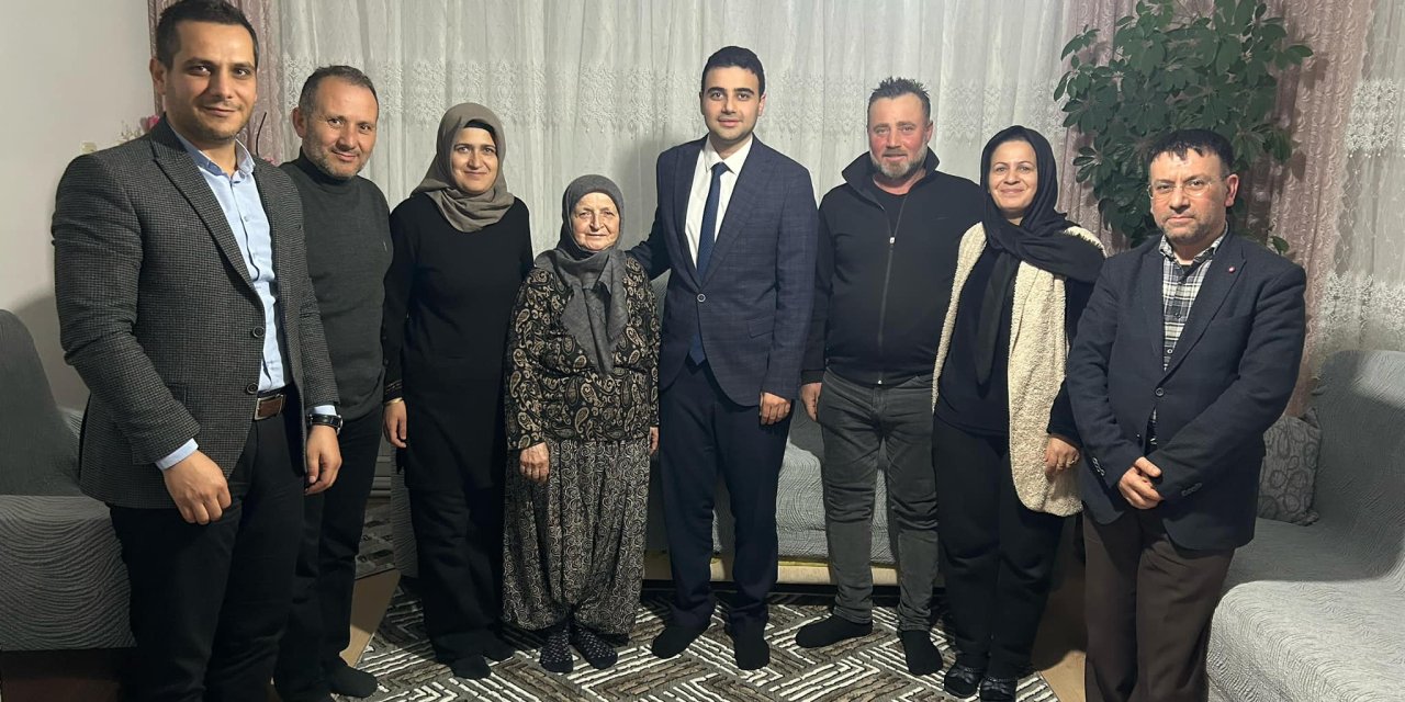 Kaymakam Kılıç'tan Gazi Ailesine Ziyaret