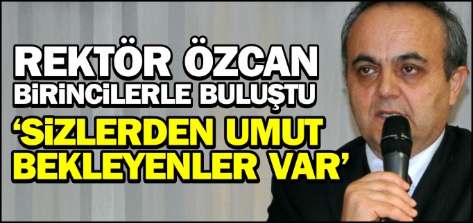"SİZLERDEN UMUT BEKLEYENLER VAR"