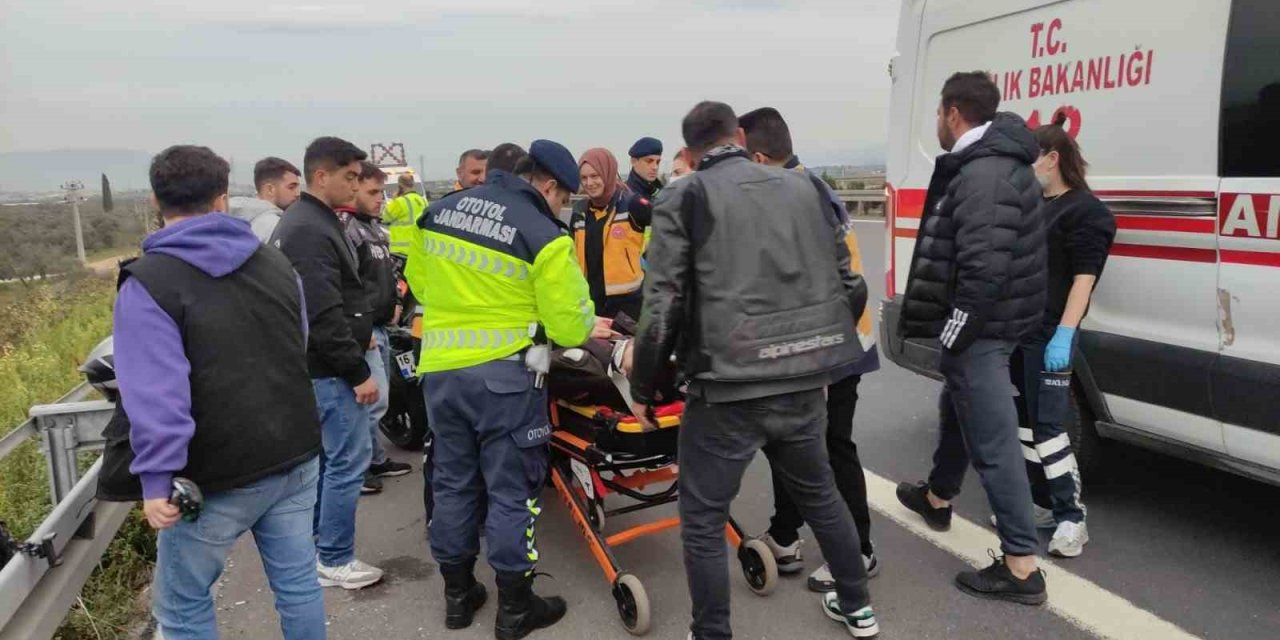 Otobanda Feci Motosiklet Kazası