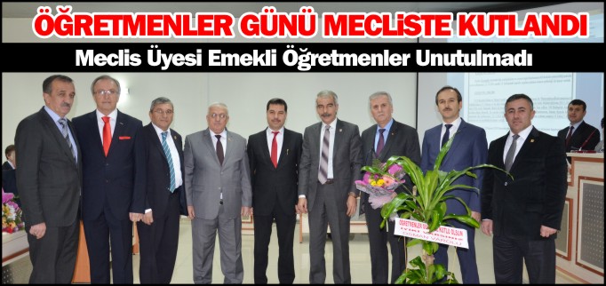 ÖĞRETMENLER GÜNÜ MECLİSTE KUTLANDI
