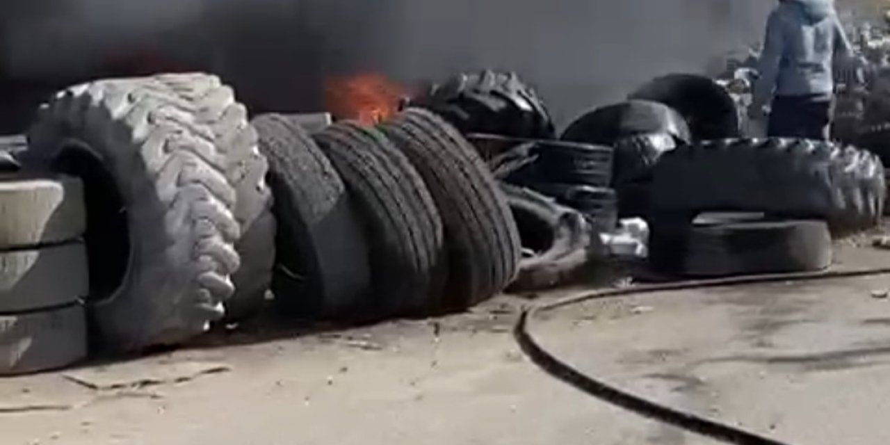 Sanayi Sitesi’nde Yangın