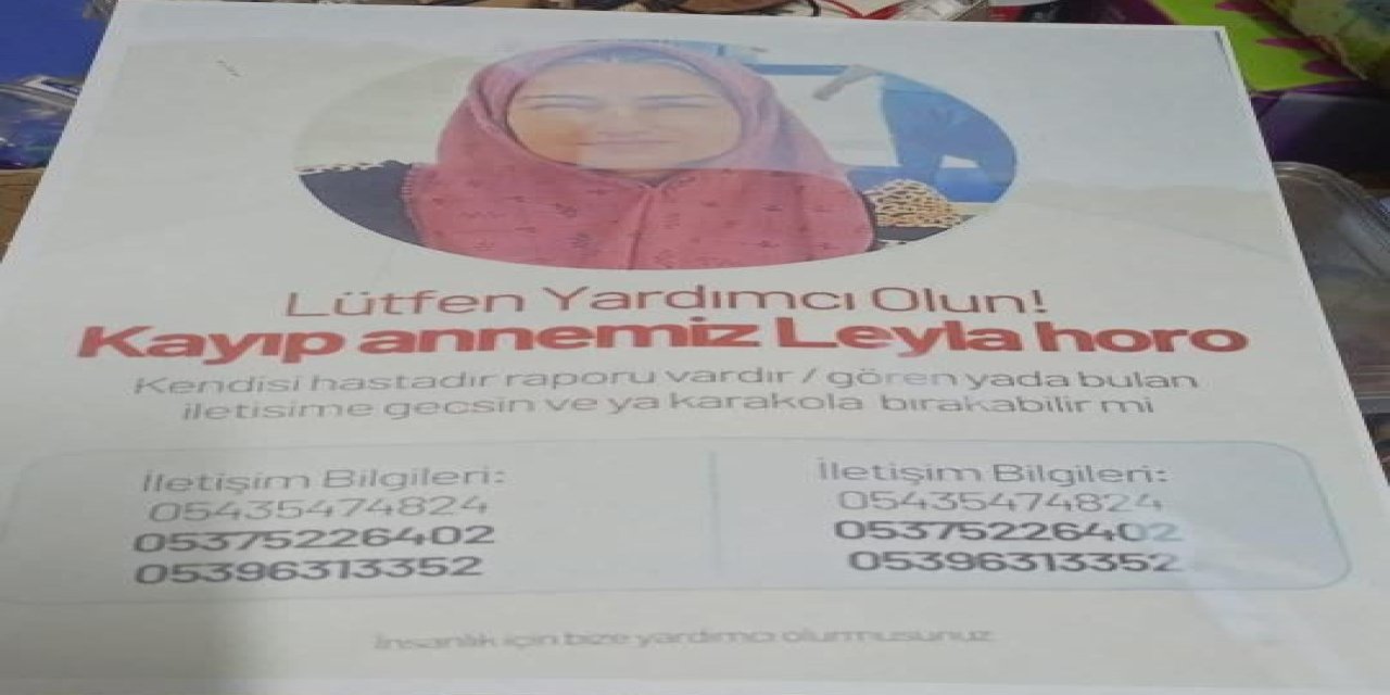 Kaybolan Kadın Her Yerde Aranıyor