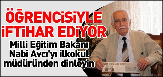 ÖĞRENCİSİYLE İFTİHAR EDİYOR