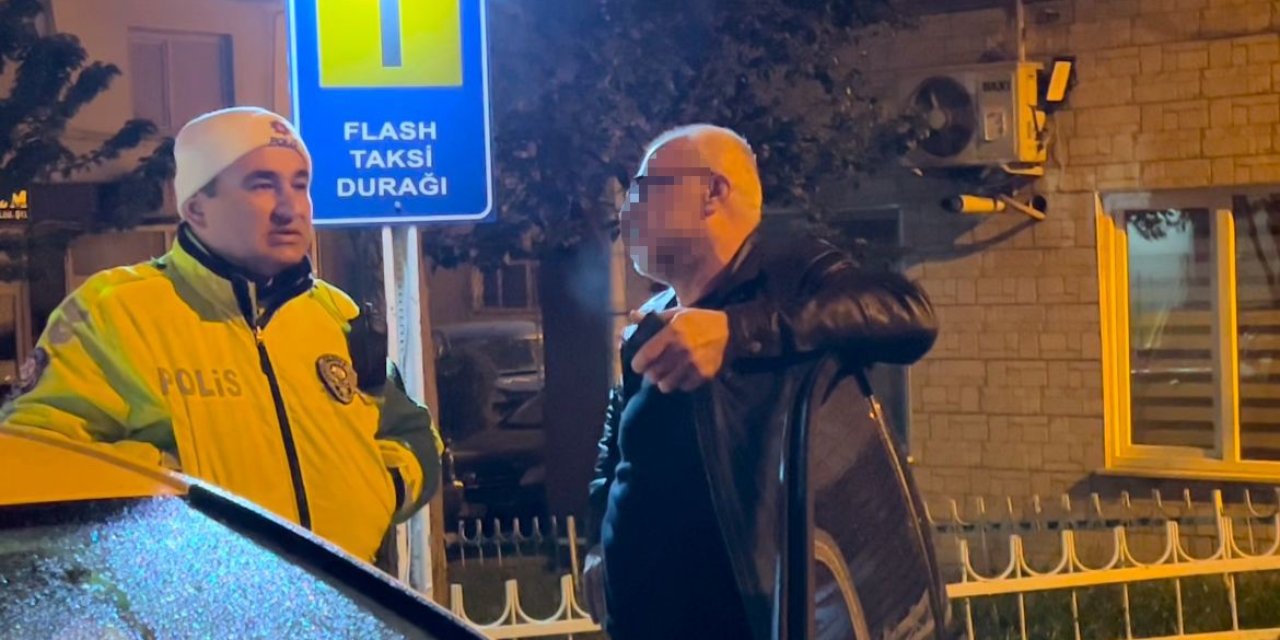 Alkollü Sürücü Ehliyeti Kaptırınca "Daha Şimdi İçtim Ne Çabuk Çıktı" Diye İsyan Etti