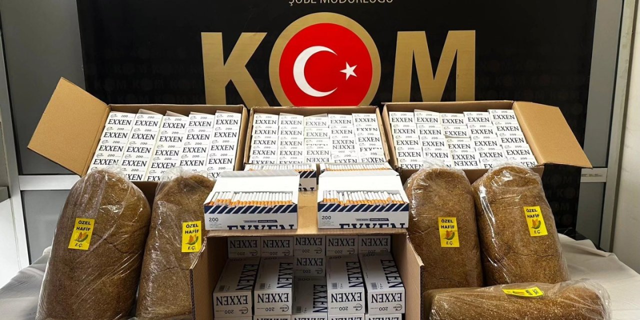 40 Bin Adet Doldurulmuş Makaron Ele Geçirildi