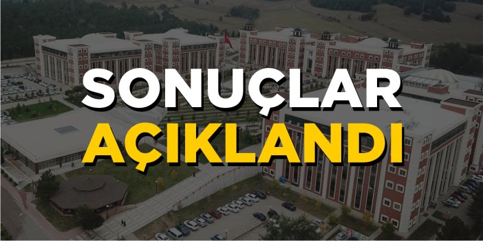 BŞEÜ'de personel alım sonuçları açıklandı