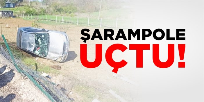 Şarampole uçtu!