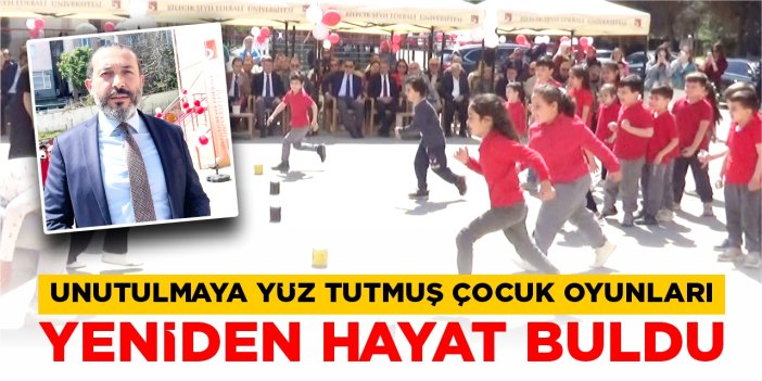 Unutulmaya yüz tutmuş çocuk oyunları sahnelendi